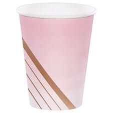 ROSE ALL DAY CUPS - 8CT