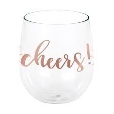 ROSÉ ALL DAY WINE GLASS - CHEERS