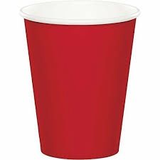 PAPER CUPS CLASSIC RED