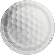 GOLF FANATIC PLATES 8CT