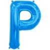 P BLUE 40" LETTER BALLOON