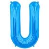 U BLUE 40" LETTER BALLOON