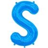 S BLUE 40" LETTER BALLOON