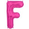 F MAGENTA 40" LETTER BALLOON