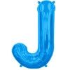 J BLUE 40" LETTER BALLOON