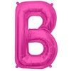 B MAGENTA 40" LETTER BALLOON