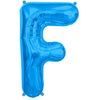 F BLUE 40" LETTER BALLOON