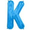 K BLUE 40" LETTER BALLOON