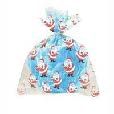SANTA LARGE CELLOPHANE BAGS 4CT