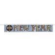 NEW YEAR STARS FRINGE BANNER 4.75 FT