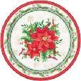 POINSETTIA CMAS RND 7" DES PLA 8CT