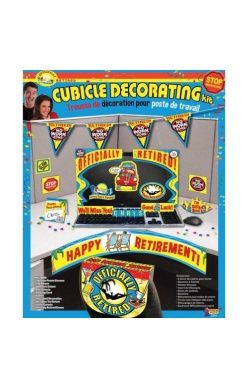 RETIREMENT-CUBICLE DECOR KIT