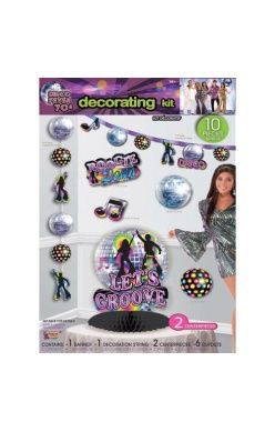 DISCO PARTY DECOR-DECOR KIT