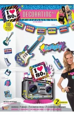 80'S PARTY DECOR KIT