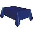 PLASTIC TABLECOVER NAVY BLUE