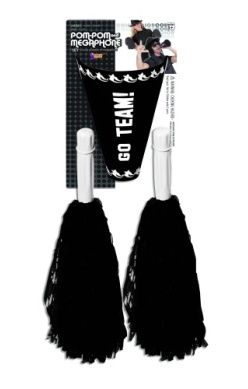 CHEERLEADER KIT-BLACK