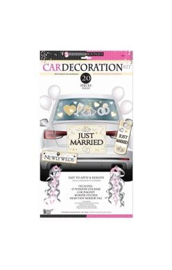 WEDDING CAR KIT DECOR- 20PCS