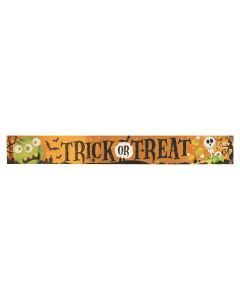 TRICK OR TREAT BANNER 5FT