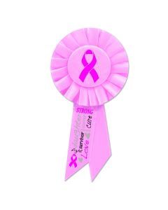 PINK RIBBON ROSETTE