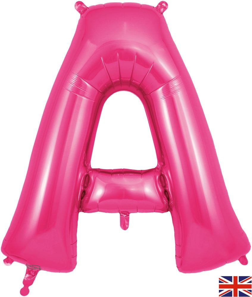 A MAGENTA 40" LETTER BALLOON