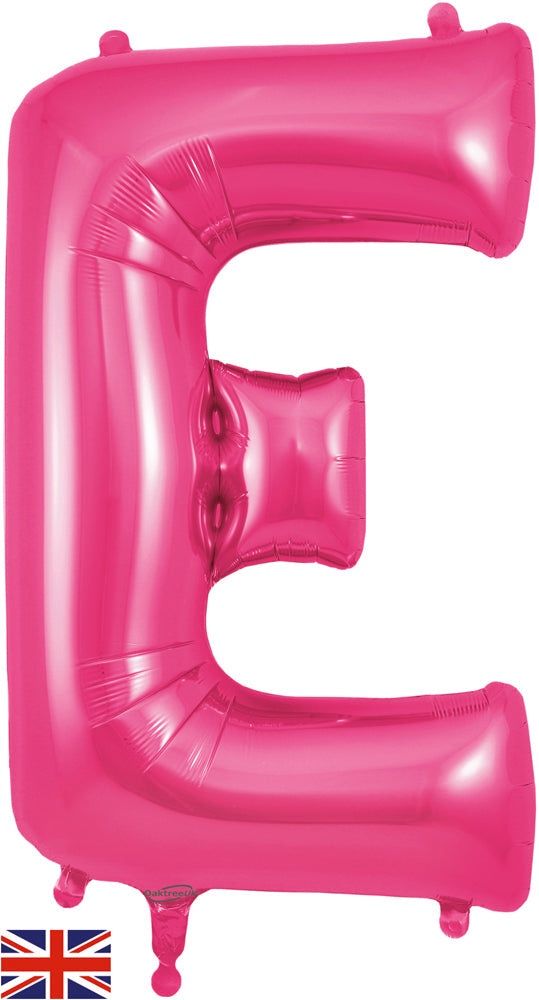 E MAGENTA 40" LETTER BALLOON