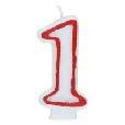 CANDLE DLX  NUMERAL #1