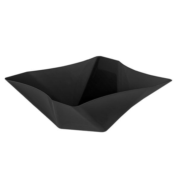 161OZ TWISTED SQR BOWL BLK