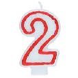 CANDLE DLX  NUMERAL #2