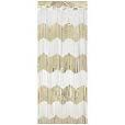 GOLD AND WHITE FOIL FRINGE DOOR CURTAIN