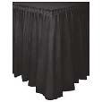 MIDNIGHT BLACK TABLE SKIRT