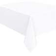 PLASTIC TABLECOVER WHITE