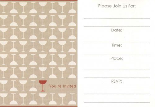 25CT INVI CARDS YOUR INVITED