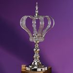 SILVER 18X9 CROWN CENTERPIECE