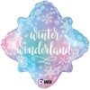 18" SNOWFLAKE WONDERLAND BALLOON