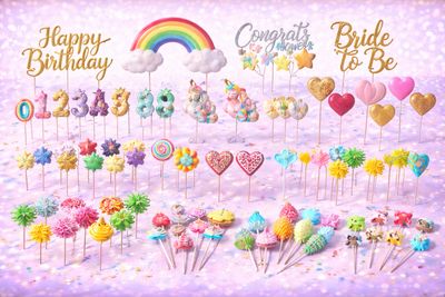 CAKE TOPPERS &amp; PICKS