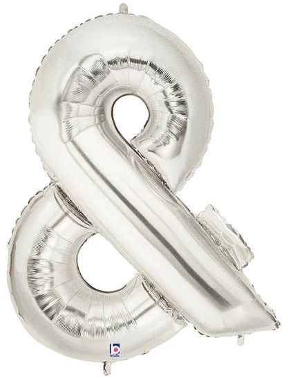 &amp; SILVER 40" BALLOON
