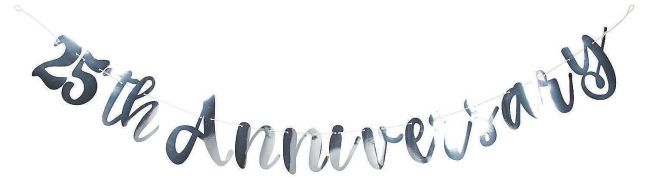 25TH ANNIVERSAY BANNER