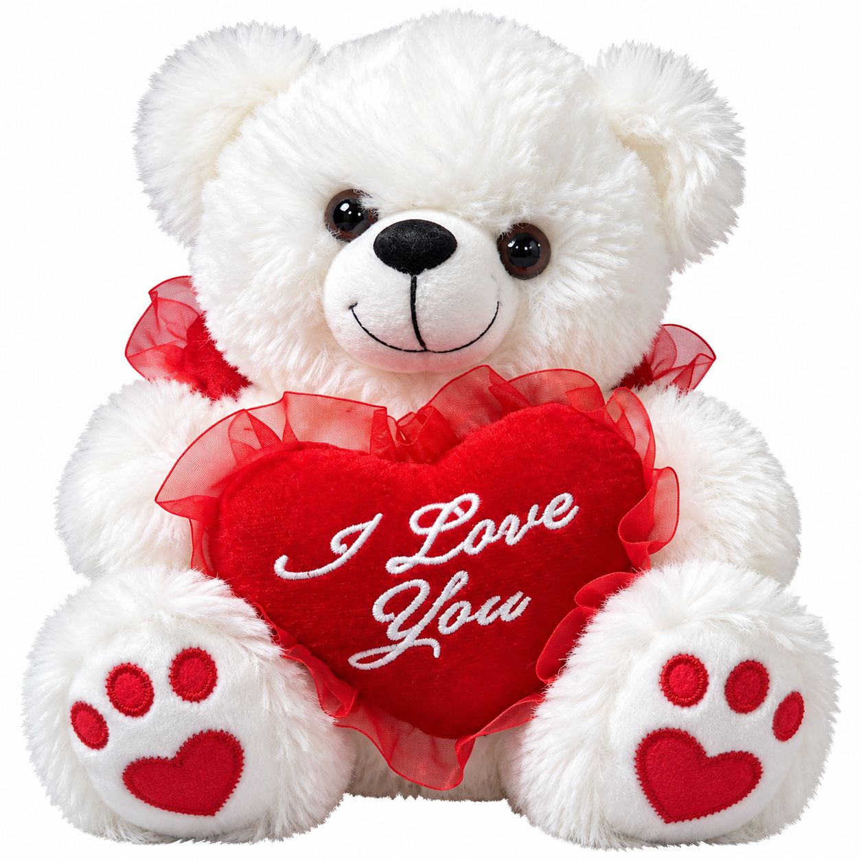 10" Teddy Bear "I Love you" Heart