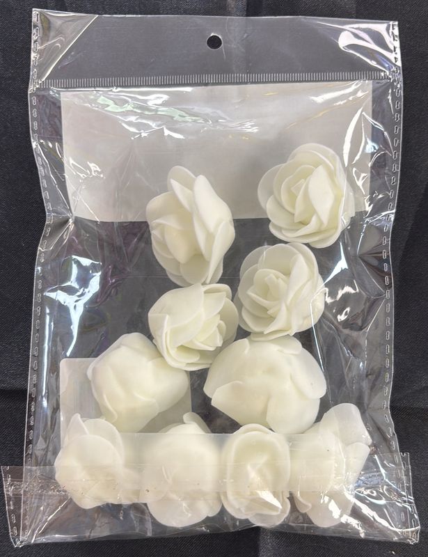 Beige Foam Roses