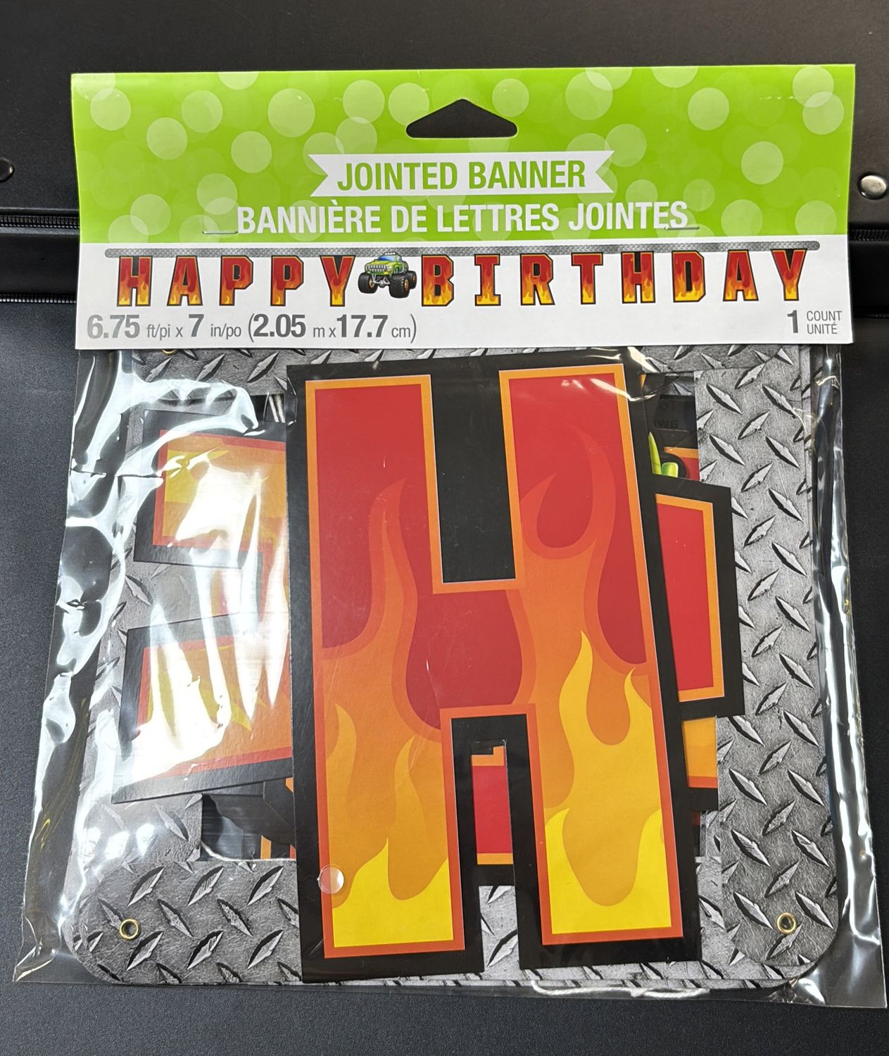 MONSTER TRUCK BANNER