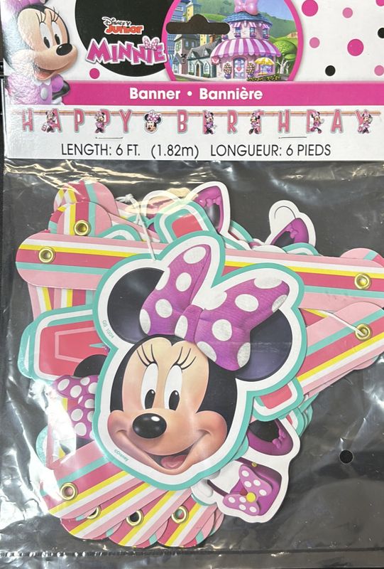 BANNER MINNIE MOUSE