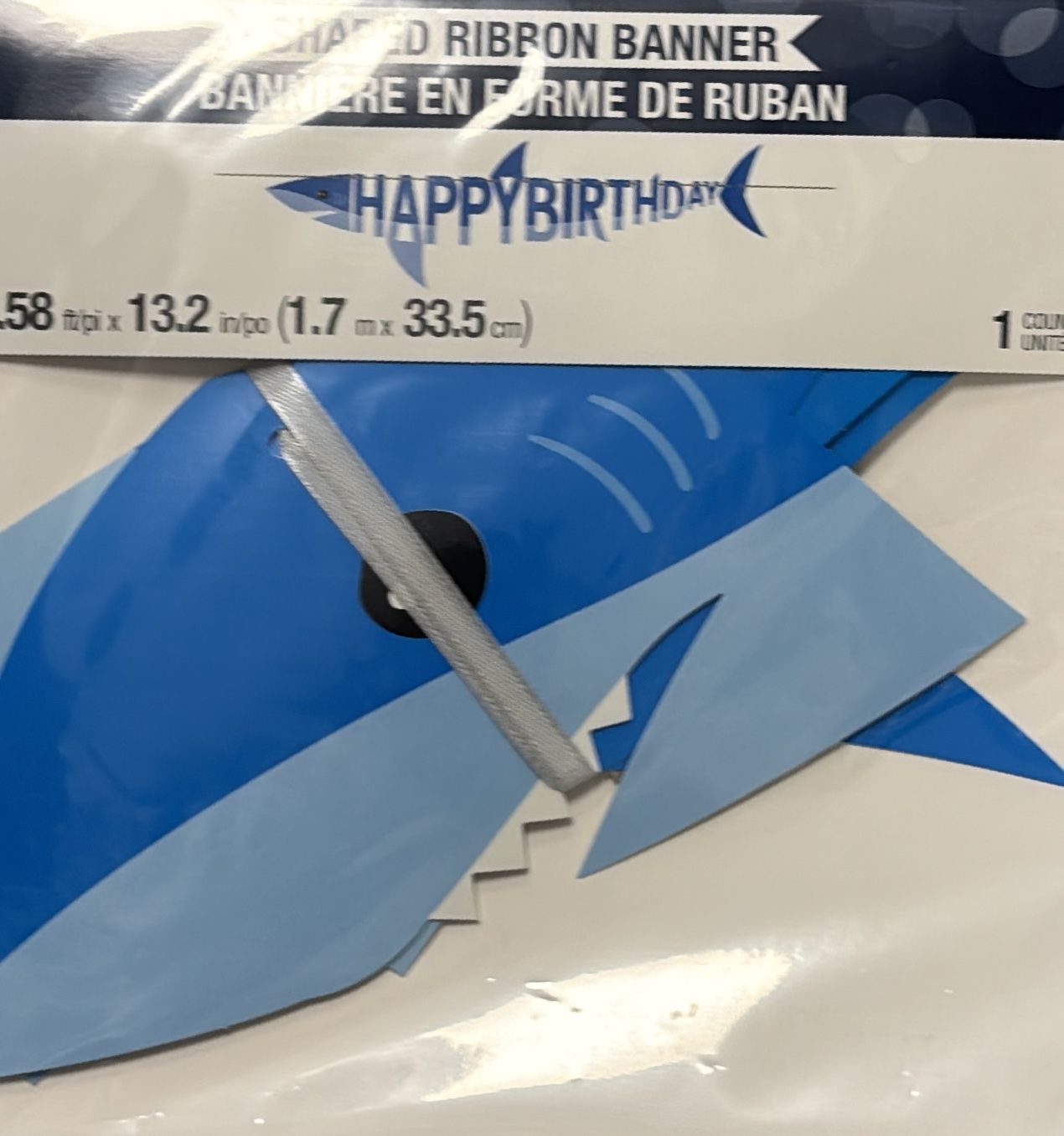 BANNER SHARK PARTY