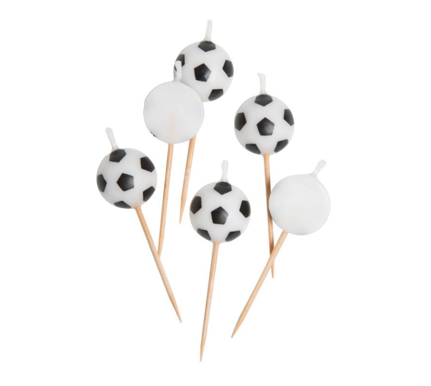 Soccer Candles 6ct