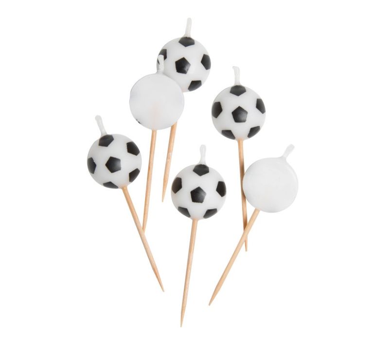 Soccer Candles 6ct