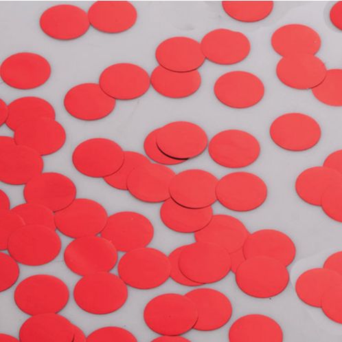 CONFETTI ROUNDS RED