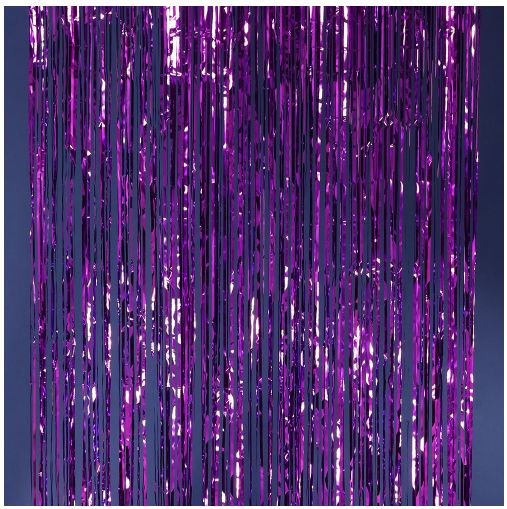 PURPLE FOIL BACKDROP 40"X10'