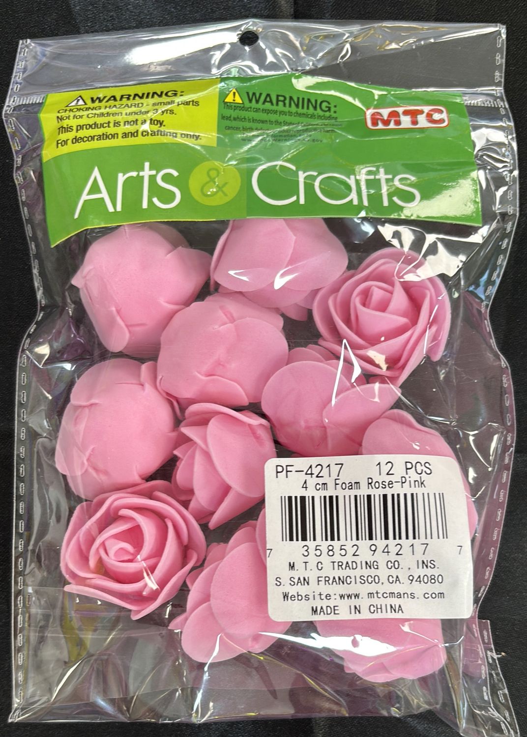 PINK FOAM ROSES