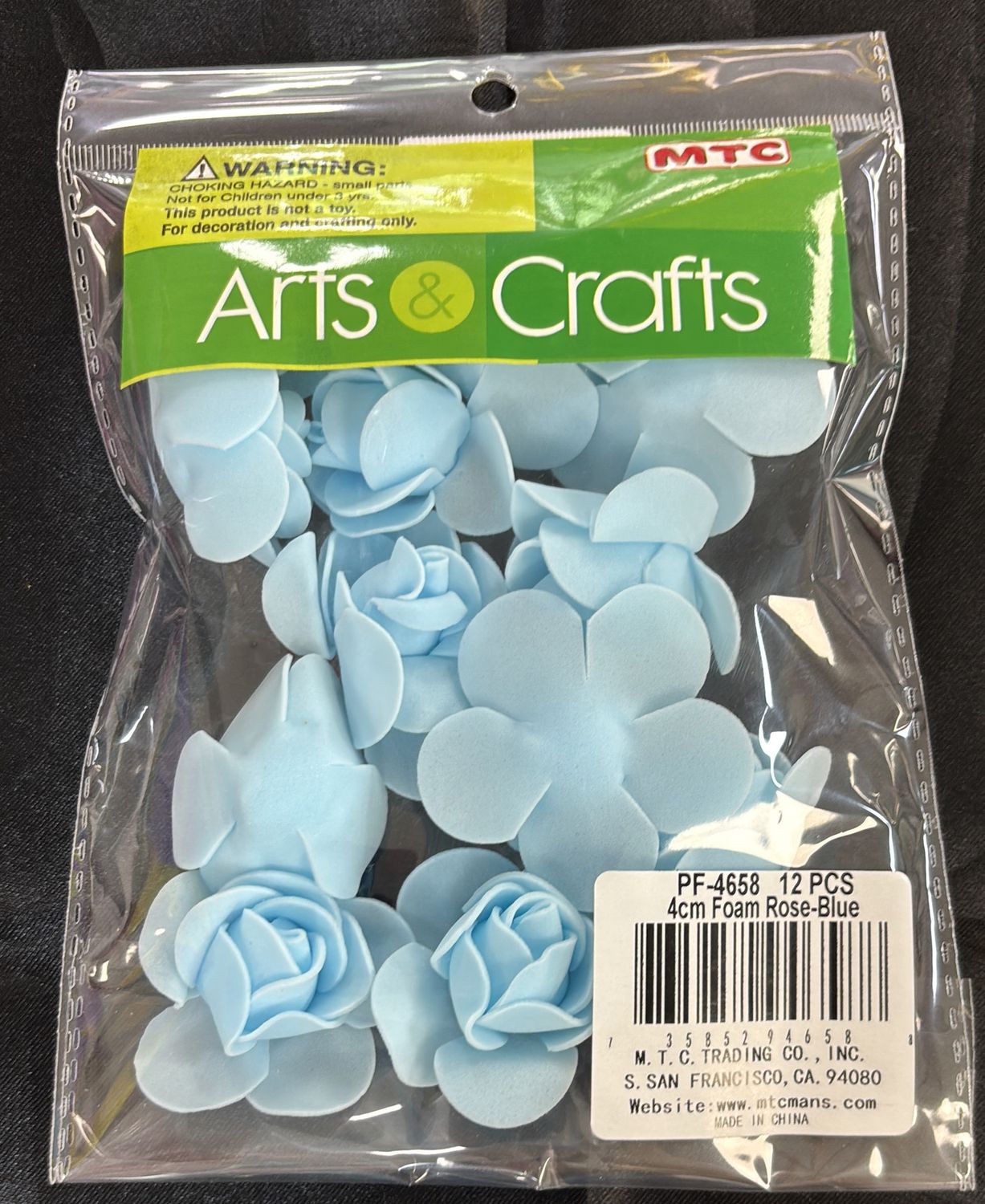 LIGHT BLUE FOAM ROSES