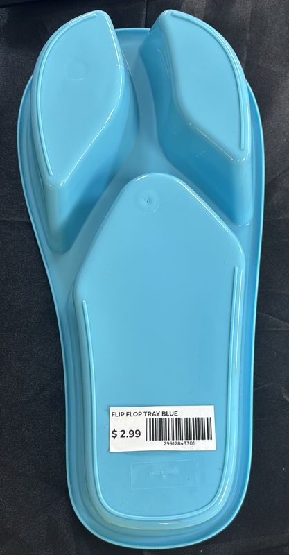 Flip Flop Tray Blue