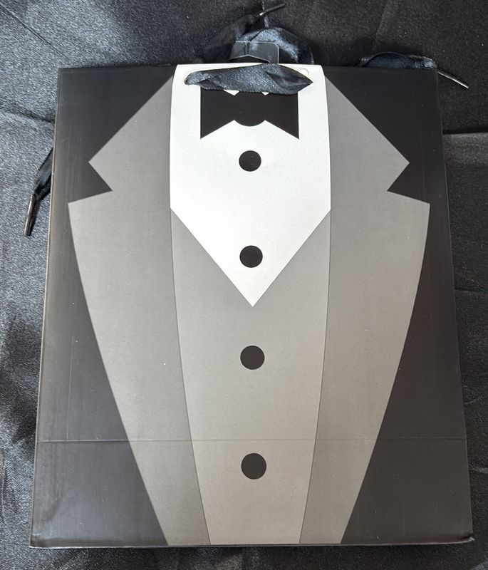 GIFT BAG TUXEDO 8X9